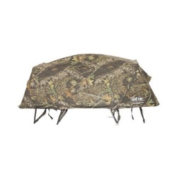Camouflage tent bed