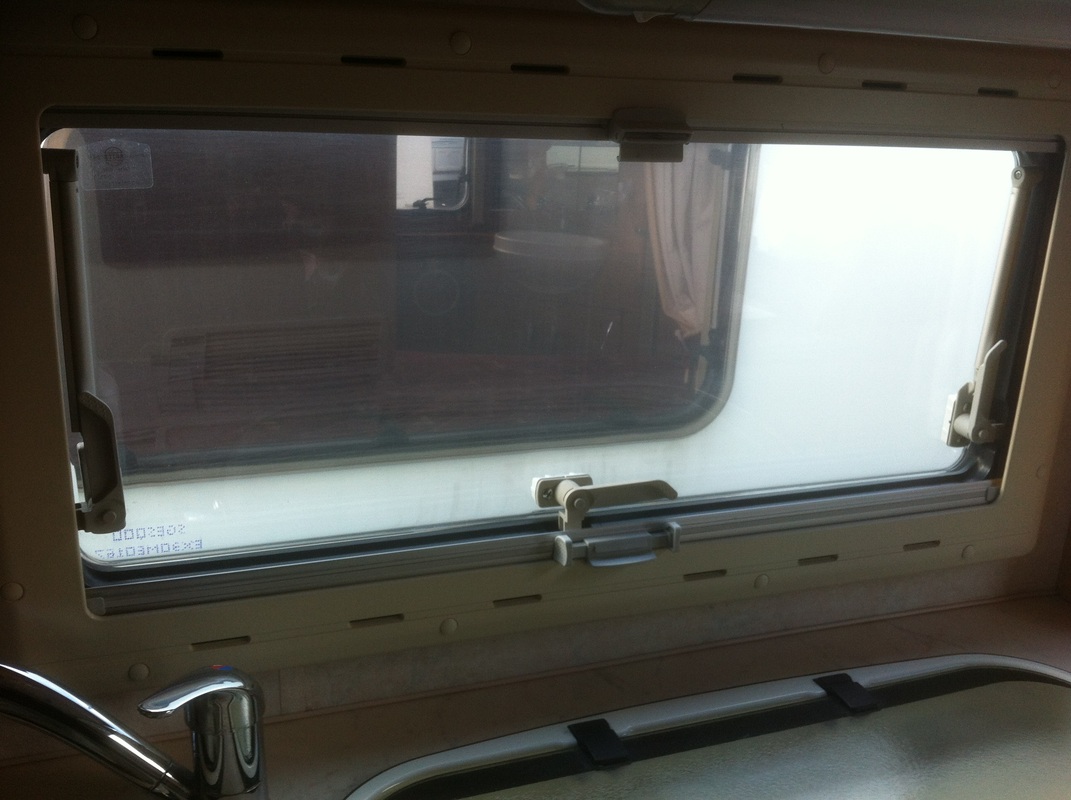 Caravan window stays and catches