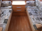 Nearly new caravan upholstery