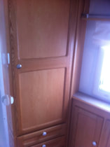 Caravan cabinet doors